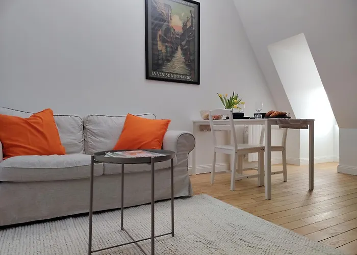 Appartement Renove Centre Pont-Audemer-Calme, Wi-Fi, Proche Honfleur Pont-Audemer