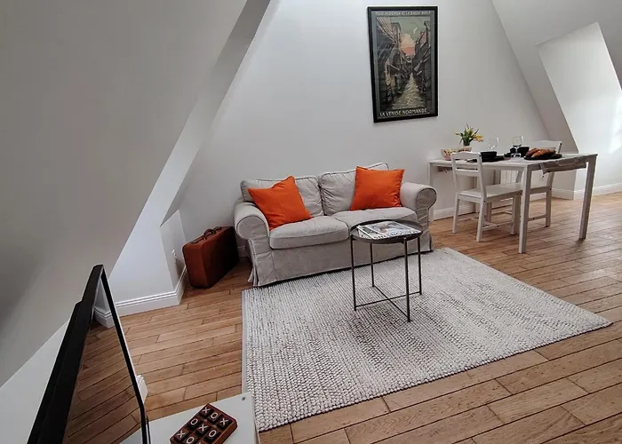 Appartement Renove Centre Pont-Audemer-Calme, Wi-Fi, Proche Honfleur *