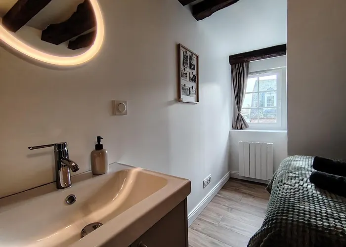 Appartement Renove Centre Pont-Audemer-Calme, Wi-Fi, Proche Honfleur Apartment Pont-Audemer